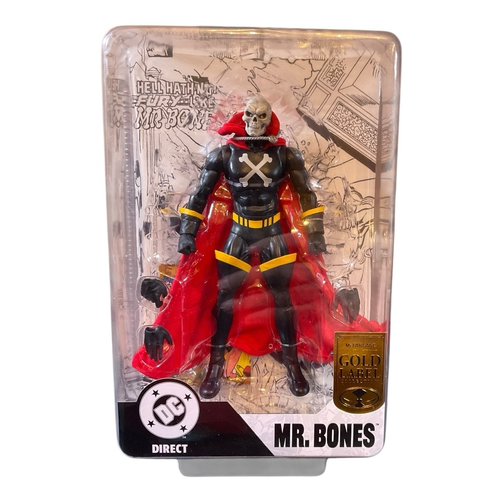 McFarlane Toys DC Multiverse Page Punchers Mr. Bones Gold Label New In Hand